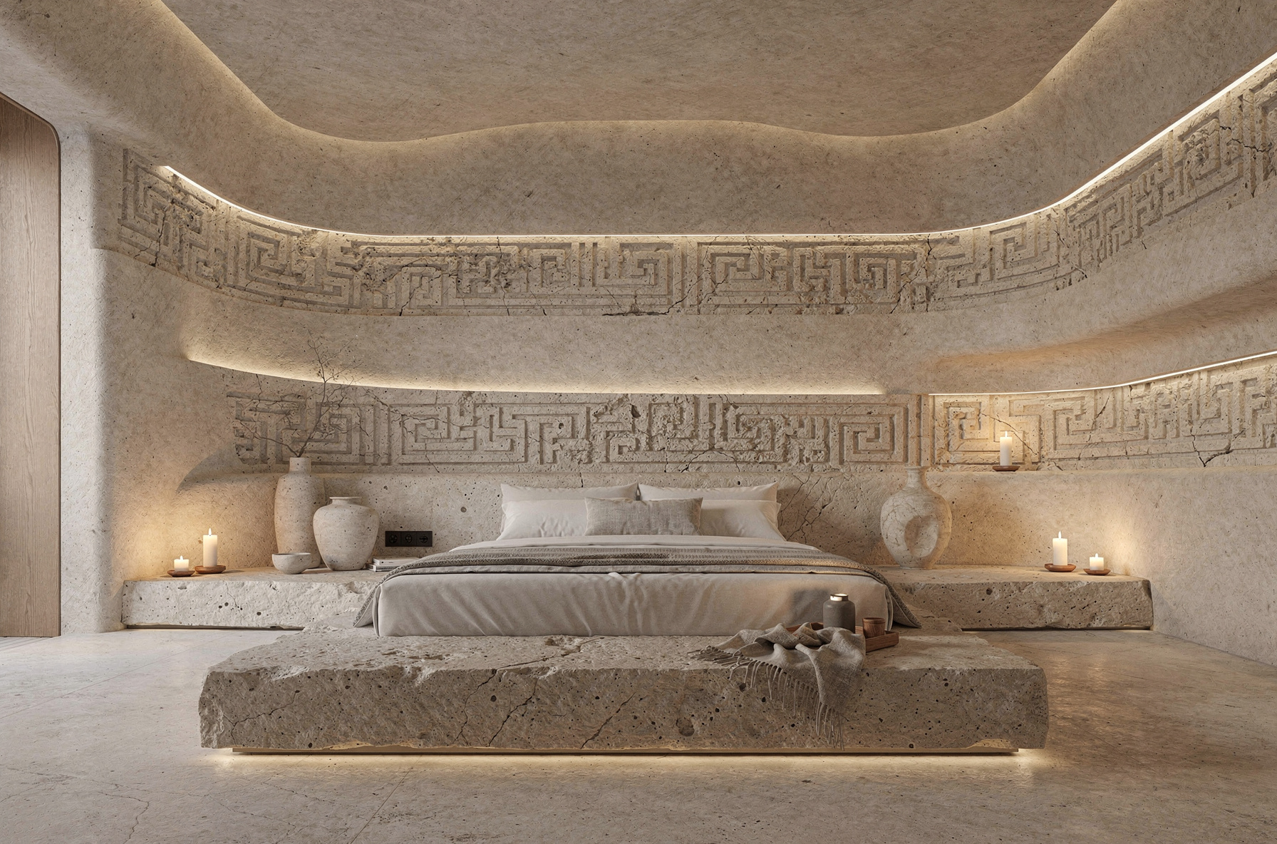 AI Futuristic mayan architecture by Mycelium
